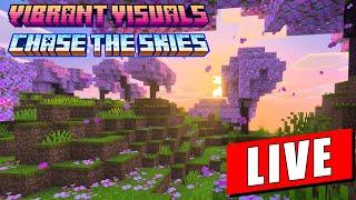  VIBRANT VISUALS AND CHASE THE SKIES IS HERE! | Minecraft Bedrock LIVE