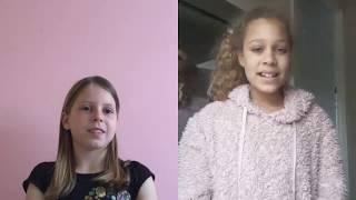 Year 5 Cece and Annie perform a poem