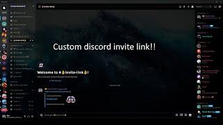 How to make a custom invite link for your discord server