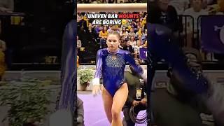 Well THAT One Definitely Wasn’t Boring #gymnastics #bars #ncaagymnastics #gymnast
