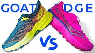 Saucony Endorphin Edge vs Hoka Speedgoat 5 | Trail Running Shoes
