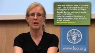 Gender Analysis in Evaluations of Agricultures and Food and Nutrition Security: Training overview