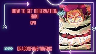 How to Easily Get Observation Haki | GPO