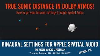 Dolby Atmos Binaural Settings for Apple Spatial Audio