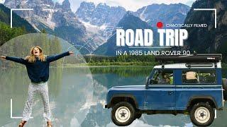 2 Girls Road Trip around Europe in a  1985 Land Rover 90 