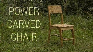 Fine Woodworking and Power Carving? Making a Wooden Chair