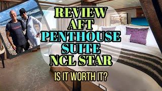 Is it Worth It? Full Review of Aft Penthouse Suite NCL Norwegian Star Cruise Ship Larger Balcony