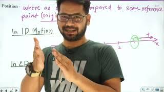 Motion with constant velocity | Lecture 1 Part 1 | Kinematics | AP Physics | Manish Gupta