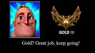 High elo players react to your rank...