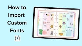 How to import custom fonts | Penly app tutorial