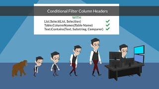 Power Query (Excel) + M Code | Filter Column Headers Conditionally & Dynamically + Unpivot