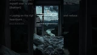 how to sleep better #muslim #sunnah #islam