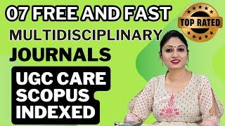 Scopus Indexed 7 Multidisciplinary Journals | UGC Care Listed | 100% Genuine | No APC