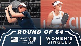 Jorja Johnson v Sophia Tran at the Select Medical Orange County Cup