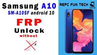 samsung a10 frp bypass | samsung a105f google account bypass | on android 10 update of july 2020