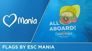 Flags ESC 2018 by ESC Mania // Design // Eurovision // ESC Mania