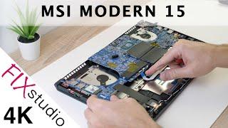 MSI Modern 15 - disassemble