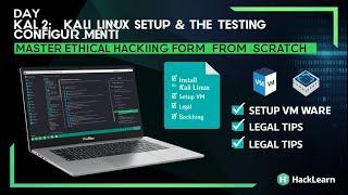 Master Ethical Hacking: Kali Linux & VM Setup | Step-by-Step Guide (Day 2) freelancing