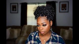 BRAIDLESS CROCHET High Puff W/ Rubberband Parts | Jamaican Bounce Hair