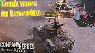 War games | Company of Heroes Blitzkrieg mod | Lorraine war #gameplay #companyofheroes #tankwar