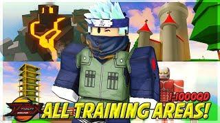 NOOB TO PRO! ALL TRAINING AREAS IN ANIME FIGHTING SIMULATOR ROBLOX