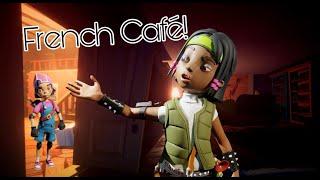 BRAVE ENTERS A FRENCH CAFE?! - Secret Neighbor - Gameplay With Grimace - Edited