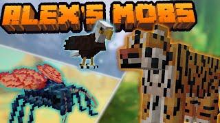 ALEX'S MOBS 1.10 ТИГРЫ, ОРЛЫ И ТАРАНТУЛОВЫЙ ЯСТРЕБ! ОБНОВЛЕНИЕ НА МАЙНКРАФТ ГАЙД ОБЗОР МОДА И ОБНОВЫ