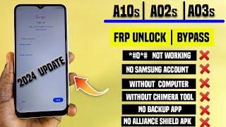 All Samsung A10s/A02s/AO3s Bypass Frp Google Account Verification Without PC IN 2024 WORKING