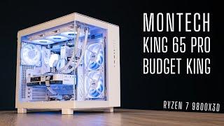 Montech King 65 Pro | Ryzen 7 9800X3D | ASUS 4070 Super | The Budget King | Chill PC Build