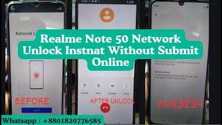 Realme Note 50 Network Unlock Done 100% Tested Instant