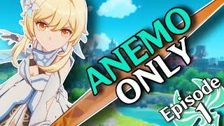 Let's get our FIRST 5 STAR! | Anemo Only - Episode 1 (Genshin Impact)