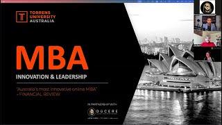 TUA MBA Info Session Webinar 6 September 2024