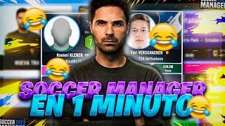 SOCCER MANAGER 2023 EN 1 MINUTO