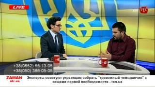 Фазыл Амзаев на телемарафоне АТР посвященному аннексии Крыма Россией 17.03.2014