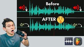 How to remove BACKGROUND NOISE from VOCALS in FL Studio Mobile & WavePad