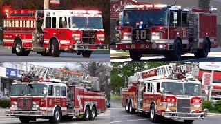 Best of Delco - Fire Trucks, Ambulances & Police Cars Responding Compilation