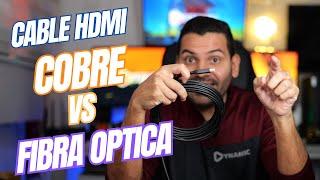 Cable HDMI Fibra Optica vs Cables de Cobre en Dynamic