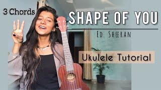 Shape Of You | Ukulele Tutorial | Ritika Biswas 