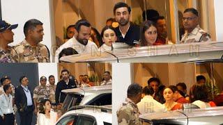 Neetu Kapoor Karishma  Ranbir Kapoor Alia Bhatt Saif Ali Kareena Kapoor after Meeting PM Modi Ji