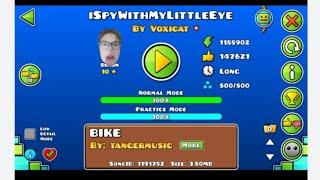 iSpyWithMyLitlleEye (auto) full gameplay  | MaksBro geometry dash