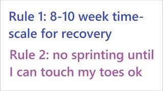 My Recovery From Sprinting Injury - High Hamstring Tendinopathy (~3 Weeks In)