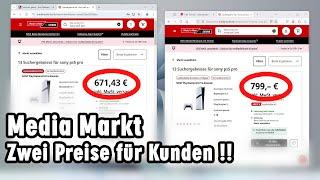 Media Markt - verschiedene Preise für verschiedene Kunden ️ Sparen oder Ärgern