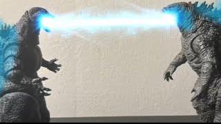 STOP MOTION TEST: (HEISEI) GODZILLA VS TITANUS GOJIRA