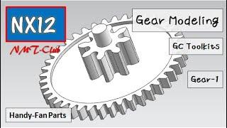 SIEMENS NX12 Gear Modeling Tutorial GC Toolkits Handy Fan (1)