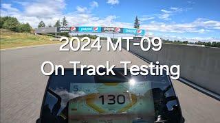 "Round 1" of our On Track Testing at the Ridge with our new 2024 MT-09!