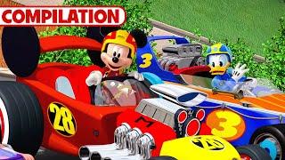 Mickey Mouse Compilation  | 6 Full Episodes | Mickey and the Roadster Racers | @disneyjr