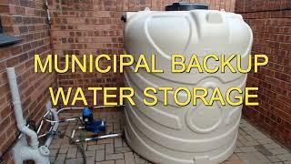 DIY - BACKUP WATER SUPPLY