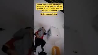 Suami ketahuan selingkuh dengan ACOS minimarket di grebek di dalem gudang oleh istri sah #viralvideo