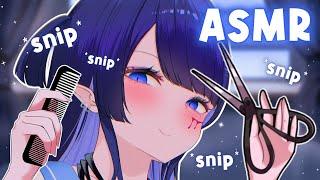 【ASMR】Relaxing Demon Barbershop  Haircut, Wash & Sleepy Pampering | Soft-Spoken Roleplay