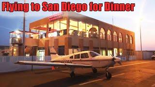 Flying to San Diego for Dinner